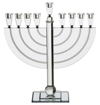 חנוכייה קריסטל מהודרת 50 ס״מ