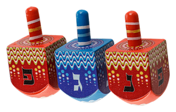 סביבון עץ 6 ס״מ נ.ג.ה.פ צבעים שונים 25 יח
