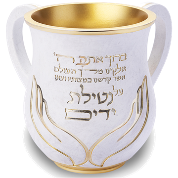 נטלה פולימר לבנה ידיים זהב 14