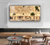 3092 - ציור של הכותל המערבי להדפסה על קנבס או זכוכית מחוסמת