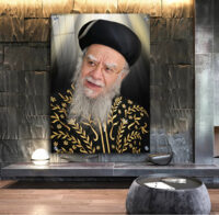 5668 - תמונה של הרב אליהו בקשי דורון מחייך להדפסה על קנבס או זכוכית מחוסמת
